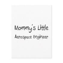 Mommy's Little Aerospace Engineer postcards by tshirtshirts Mommy's Little Aerospace Engineer postcards