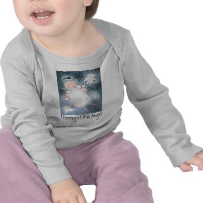 Mommy's Little Angel Infant T-Shirt by CreativeOutletLabs