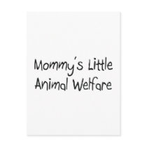 Mommy's Little Animal Welfare postcards by tshirtshirts Mommy's Little Animal Welfare postcards