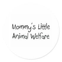 Mommy's Little Animal Welfare stickers by tshirtshirts Mommy's Little Animal Welfare stickers