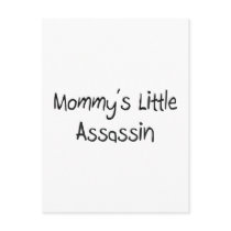 Mommy's Little Assassin postcards by tshirtshirts Mommy's Little Assassin postcards