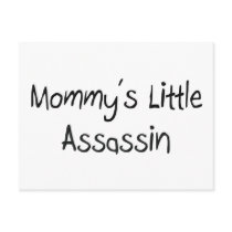 Mommy's Little Assassin postcards by tshirtshirts Mommy's Little Assassin postcards