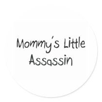 Mommy's Little Assassin stickers by tshirtshirts Mommy's Little Assassin stickers