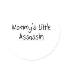 Mommy's Little Assassin stickers by tshirtshirts Mommy's Little Assassin stickers