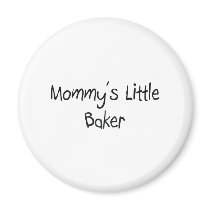 Mommy's Little Baker magnets