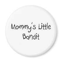 Mommy's Little Bandit magnets