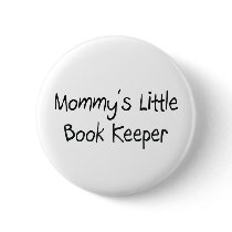 Mommys Little Book Keeper buttons