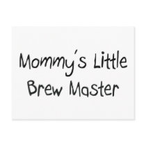 Mommys Little Brew Master postcards