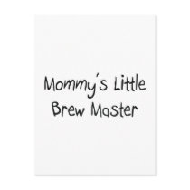 Mommys Little Brew Master postcards
