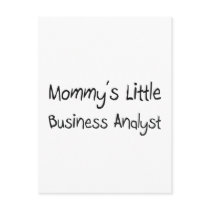 Mommys Little Business Analyst postcards