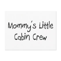 Mommys Little Cabin Crew postcards