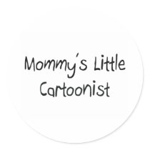 Mommys Little Cartoonist stickers