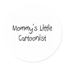 Mommys Little Cartoonist stickers