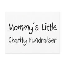 Mommys Little Charity Fundraiser postcards