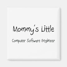 Mommys Little Computer Software Engineer Magnet