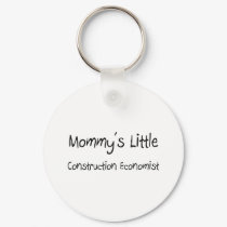 Mommys Little Construction Economist keychains