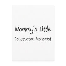 Mommys Little Construction Economist postcards by tshirtshirts Mommys Little Construction Economist postcards