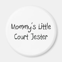 Mommys Little Court Jester Magnet