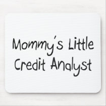 Mommys Little Credit Analyst mousepads by tshirtshirts Mommys Little Credit Analyst mousepads