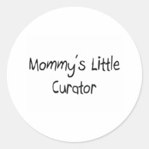 Mommys Little Curator Sticker