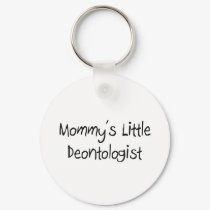 Mommys Little Deontologist keychains by tshirtshirts Mommys Little Deontologist keychains