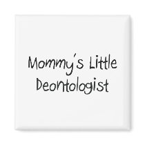 Mommys Little Deontologist magnets by tshirtshirts Mommys Little Deontologist magnets