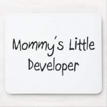 Mommys Little Developer mousepads by tshirtshirts Mommys Little Developer mousepads