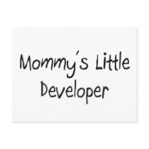 Mommys Little Developer postcards by tshirtshirts Mommys Little Developer postcards