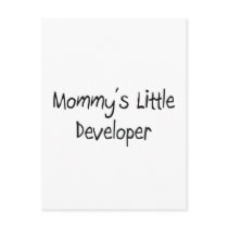 Mommys Little Developer postcards by tshirtshirts Mommys Little Developer postcards