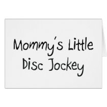 Mommys Little Disc Jockey cards by tshirtshirts Mommys Little Disc Jockey cards