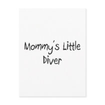 Mommys Little Diver postcards by tshirtshirts Mommys Little Diver postcards