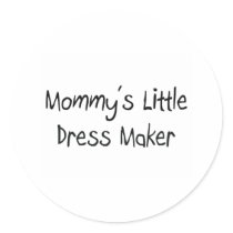 Mommys Little Dress Maker stickers