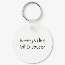 Mommys Little Drill Instructor keychains by tshirtshirts Mommys Little Drill Instructor keychains