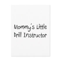 Mommys Little Drill Instructor postcards