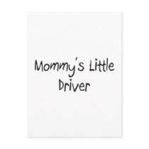 Mommys Little Driver postcards