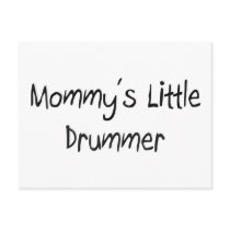 Mommys Little Drummer postcards by tshirtshirts Mommys Little Drummer postcards