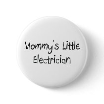 Mommys Little Electrician buttons