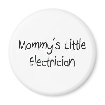 Mommys Little Electrician magnets