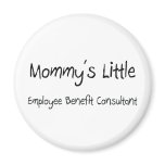 Mommys Little Employee Benefit Consultant magnets
