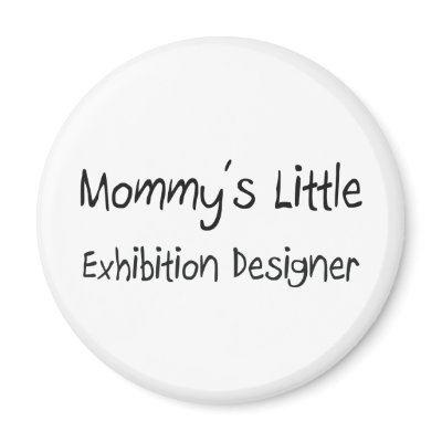 Mommys Little Exhibition Designer Refrigerator Magnet by tshirtshirts
