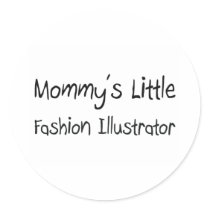 Mommys Little Fashion Illustrator stickers
