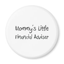 Mommys Little Financial Adviser magnets