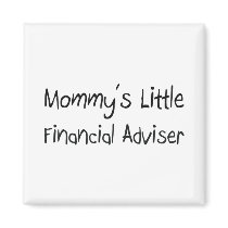 Mommys Little Financial Adviser magnets