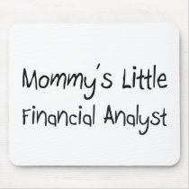 Mommys Little Financial Analyst mousepads by tshirtshirts Mommys Little Financial Analyst mousepads