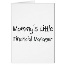 Mommys Little Financial Manager cards