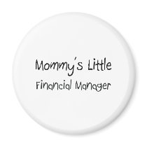 Mommys Little Financial Manager magnets