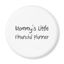Mommys Little Financial Planner magnets