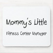 Mommys Little Fitness Center Manager Mouse Pads