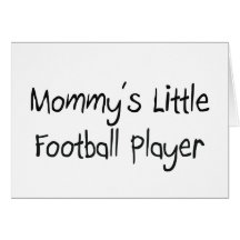 Mommys Little Football Player Cards