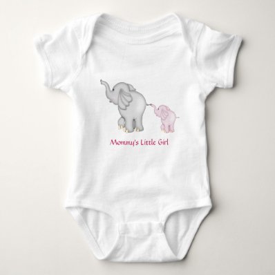 Mommy&#39;s Little Girl Elephant T-Shirt